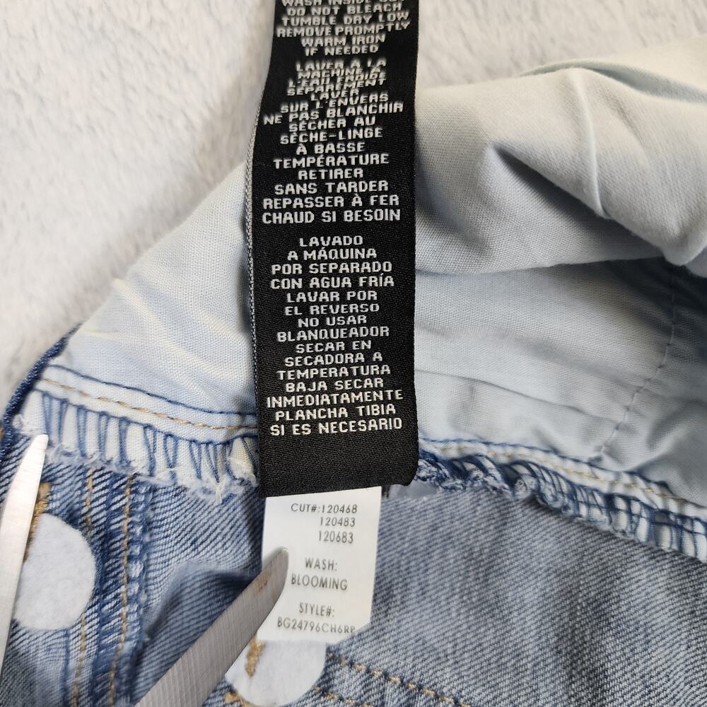 BCBG Generation Mid Rise Bootcut Jeans Womens 5/27 Light Wash Stretch Denim - Picture 5 of 12
